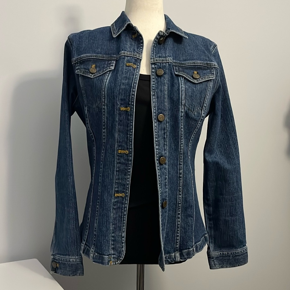 JONES NEW YORK SPORT DENIM JACKET SIZE S - Picture 1 of 8